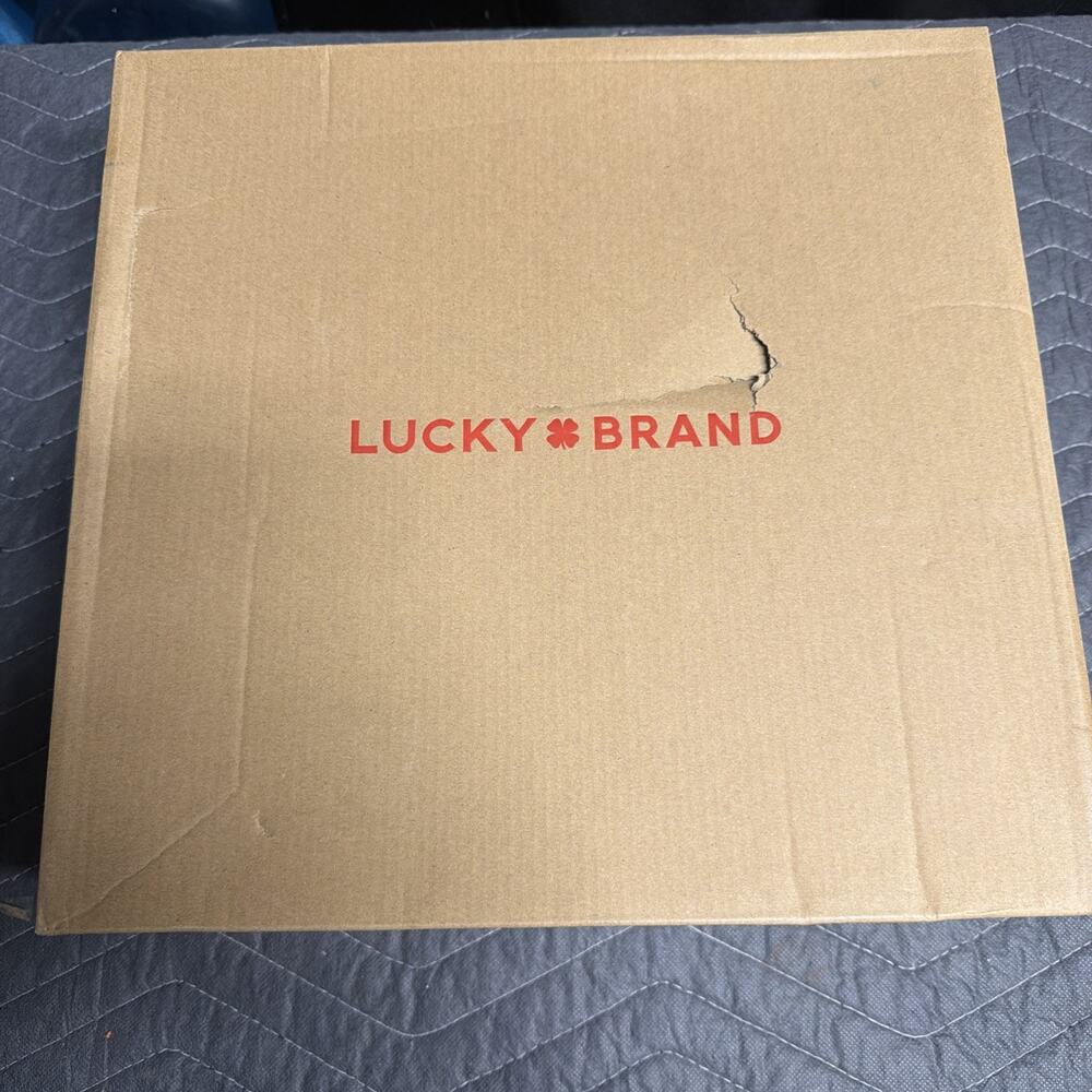 Lucky Brand LK-Candre Women’s 5M Tuscany Brown Double Buckle Ankle Boots New